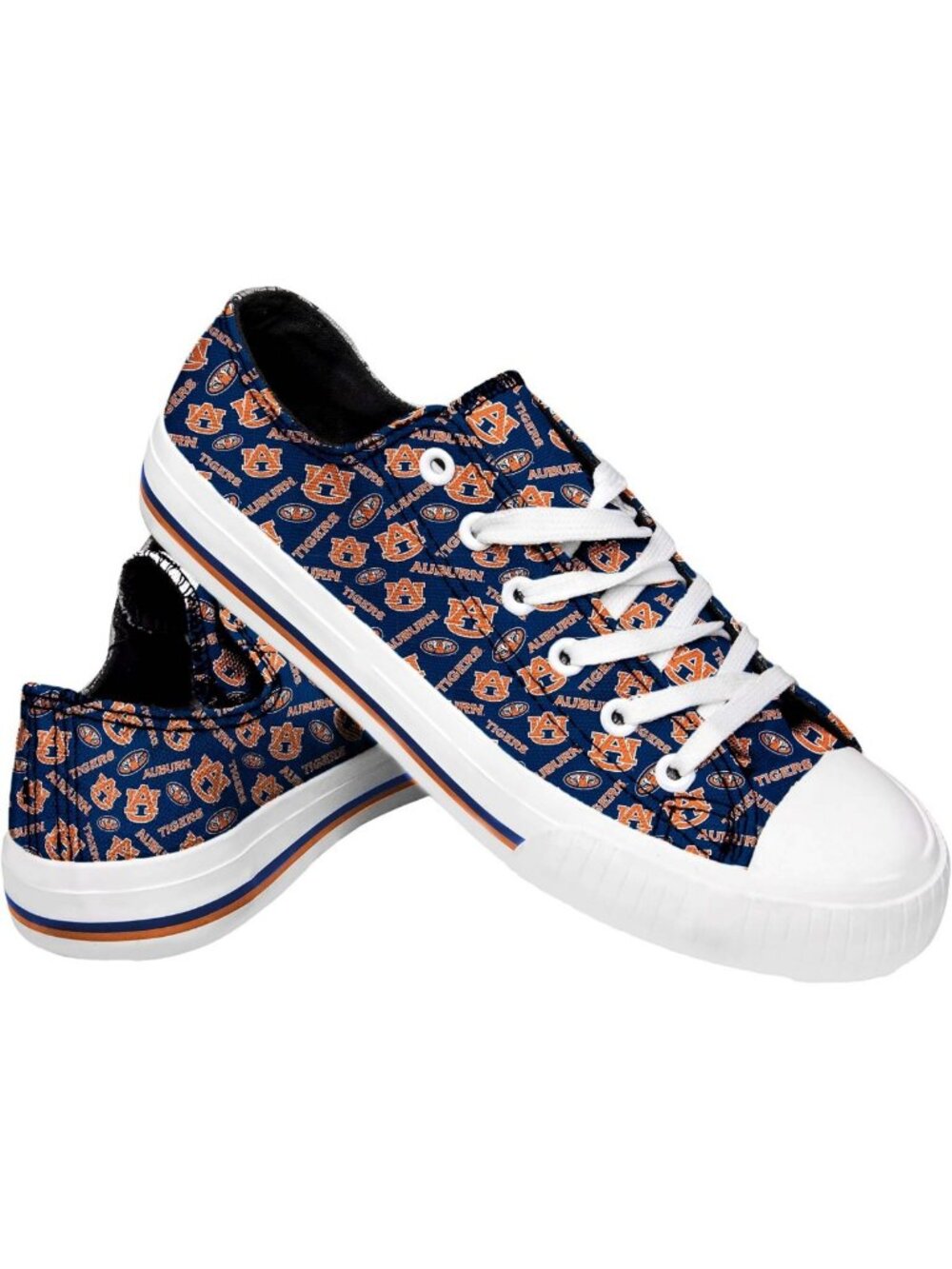 Stylish Women's NCAA Team Logo Canvas Sneakers - Low Top Fashion Shoes